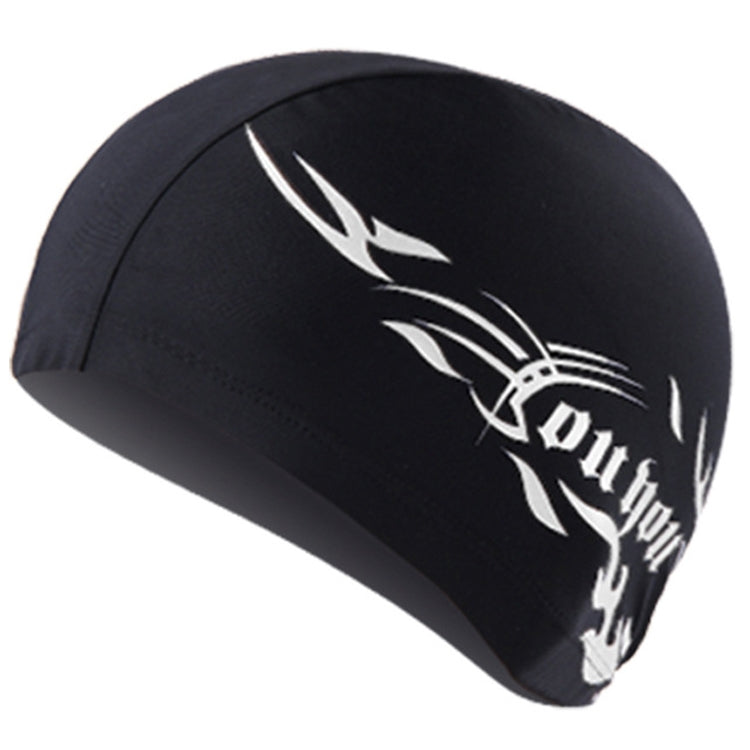 Cuffia da nuoto traspirante unisex in spandex, Spandex Swimming Cap(Black), Spandex Swimming Cap(Blue Fire on Black), Spandex Swimming Cap(Blue Fire on White), Spandex Swimming Cap(Blue Fire on Red)