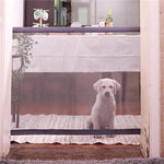 Cancello sicurezza pieghevole per animali domestici 180x72 cm
