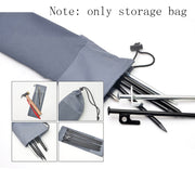 Borsa per riporre i chiodi da campeggio all'aperto da 30 cm, tenda in tessuto Oxford addensato, borsa per finitura con fibbia in corda antivento