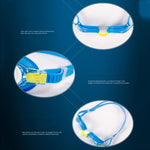 J IE J i AJ2670 occhialini da nuoto in silicone per bambini, J2670 (Yellow), J2670 (Red), J2670 (Blue), J2670 (Pink)