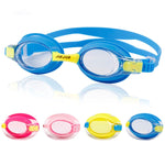 J IE J i AJ2670 occhialini da nuoto in silicone per bambini, J2670 (Yellow), J2670 (Red), J2670 (Blue), J2670 (Pink)