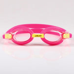 J IE J i AJ2670 occhialini da nuoto in silicone per bambini, J2670 (Yellow), J2670 (Red), J2670 (Blue), J2670 (Pink)