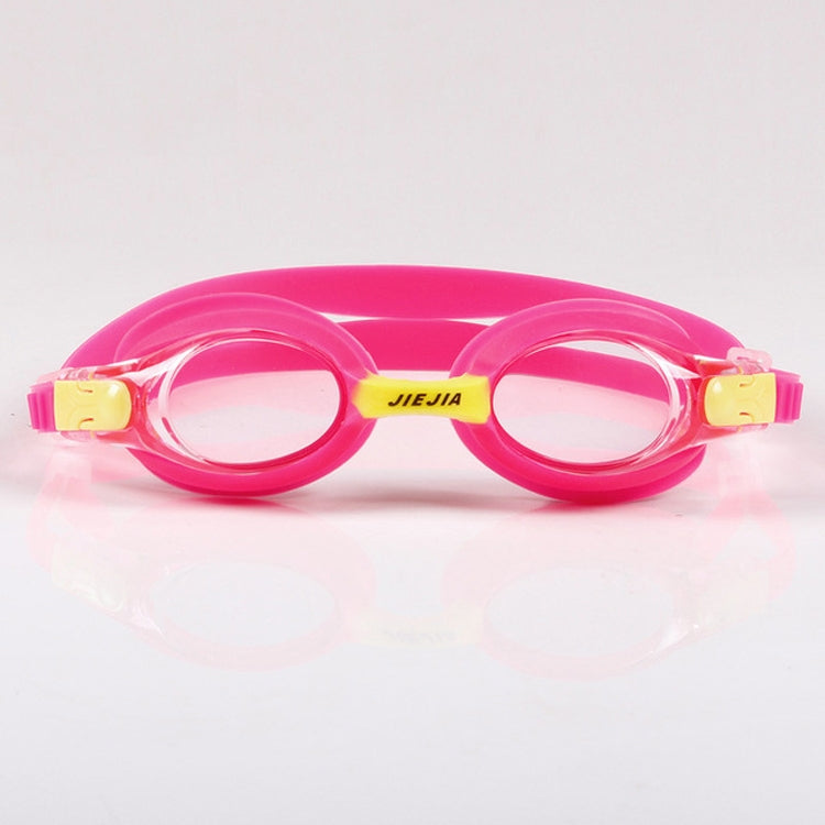 J IE J i AJ2670 occhialini da nuoto in silicone per bambini, J2670 (Yellow), J2670 (Red), J2670 (Blue), J2670 (Pink)