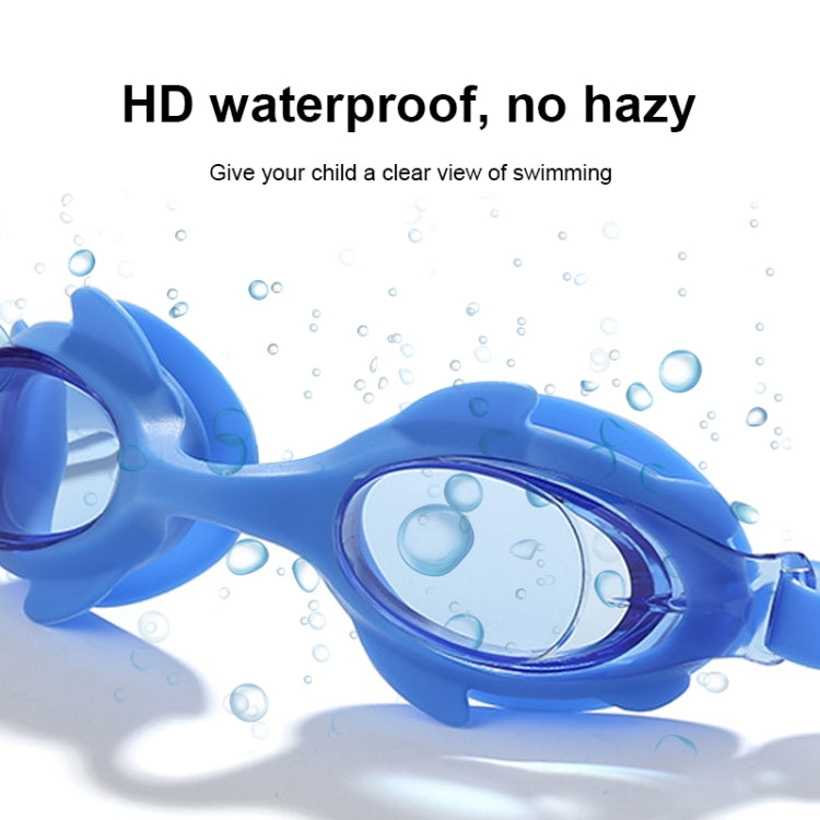 4 in 1 Cartoon Little Crab Occhialini da nuoto in silicone impermeabili e antiappannamento + Cuffia da nuoto con motivo stampato + Tappi per le orecchie con clip per naso + Borsa per riporre l'attrezzatura da nuoto per bambini                          ...