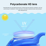 4 in 1 Cartoon Little Crab Occhialini da nuoto in silicone impermeabili e antiappannamento + Cuffia da nuoto con motivo stampato + Tappi per le orecchie con clip per naso + Borsa per riporre l'attrezzatura da nuoto per bambini                          ...