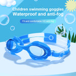 4 in 1 Cartoon Little Crab Occhialini da nuoto in silicone impermeabili e antiappannamento + Cuffia da nuoto con motivo stampato + Tappi per le orecchie con clip per naso + Borsa per riporre l'attrezzatura da nuoto per bambini                          ...