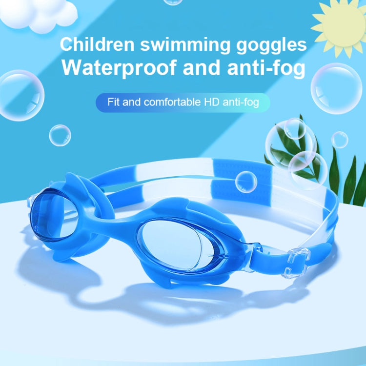 4 in 1 Cartoon Little Crab Occhialini da nuoto in silicone impermeabili e antiappannamento + Cuffia da nuoto con motivo stampato + Tappi per le orecchie con clip per naso + Borsa per riporre l'attrezzatura da nuoto per bambini                          ...