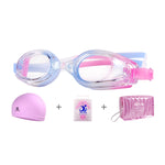 JIEHU JH8102 Set di cuffie da nuoto per occhiali da nuoto impermeabili antiappannamento trasparenti HD da donna 4 in1, JIEHU JH8102 (Purple Color), JIEHU JH8102 (Pink), JIEHU JH8102 (Blue Color), JIEHU JH8102 (Blue), JIEHU JH8102 (Black)