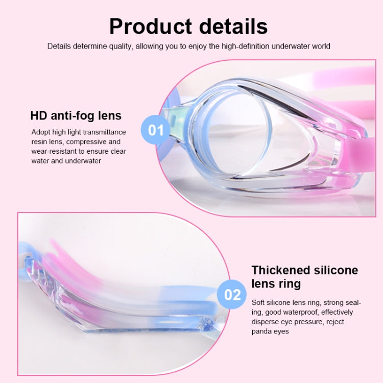 JIEHU JH8102 Set di cuffie da nuoto per occhiali da nuoto impermeabili antiappannamento trasparenti HD da donna 4 in1, JIEHU JH8102 (Purple Color), JIEHU JH8102 (Pink), JIEHU JH8102 (Blue Color), JIEHU JH8102 (Blue), JIEHU JH8102 (Black)