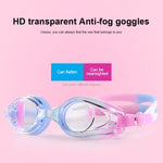 JIEHU JH8102 Set di cuffie da nuoto per occhiali da nuoto impermeabili antiappannamento trasparenti HD da donna 4 in1, JIEHU JH8102 (Purple Color), JIEHU JH8102 (Pink), JIEHU JH8102 (Blue Color), JIEHU JH8102 (Blue), JIEHU JH8102 (Black)
