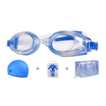 JIEHU JH8102 Set di cuffie da nuoto per occhiali da nuoto impermeabili antiappannamento trasparenti HD da donna 4 in1, JIEHU JH8102 (Purple Color), JIEHU JH8102 (Pink), JIEHU JH8102 (Blue Color), JIEHU JH8102 (Blue), JIEHU JH8102 (Black)