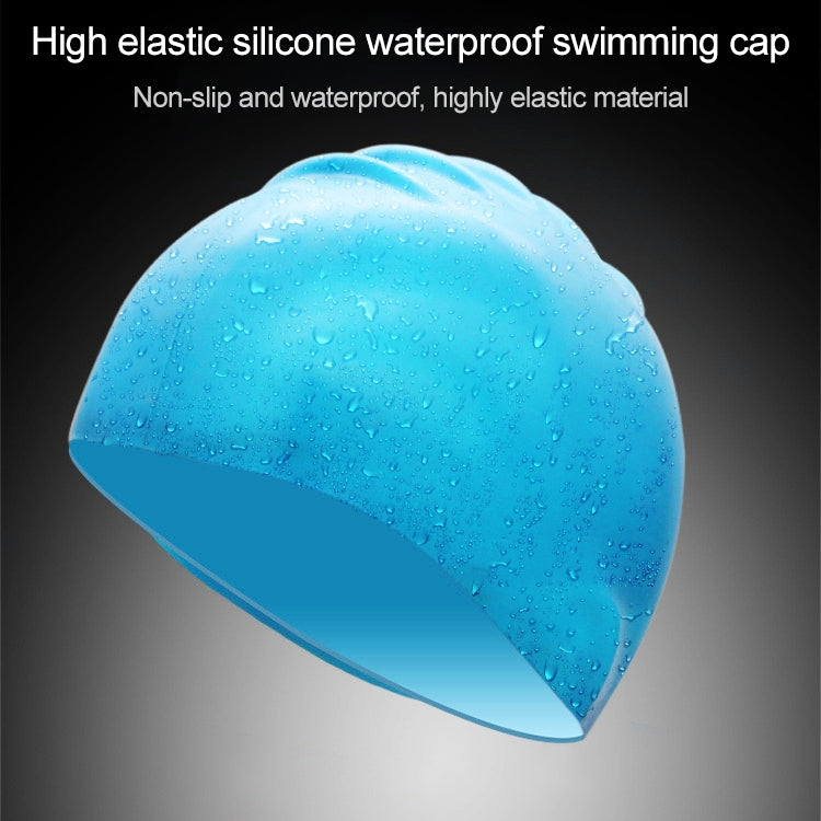 Cuffia da nuoto in silicone impermeabile tinta unita per adulto, Silicone Swimming Cap(Pink), Silicone Swimming Cap(Purple), Silicone Swimming Cap(Silver), Silicone Swimming Cap(Black), Silicone Swimming Cap(Dark Blue), Silicone Swimming Cap(Wine Red) ...