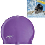 Cuffia da nuoto in silicone impermeabile tinta unita per adulto, Silicone Swimming Cap(Pink), Silicone Swimming Cap(Purple), Silicone Swimming Cap(Silver), Silicone Swimming Cap(Black), Silicone Swimming Cap(Dark Blue), Silicone Swimming Cap(Wine Red) ...
