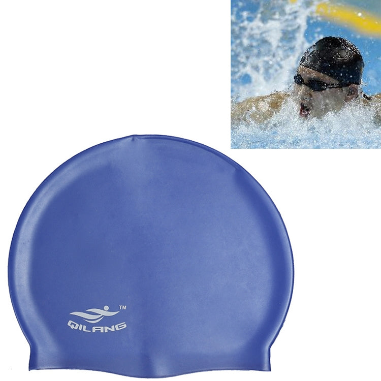 Cuffia da nuoto in silicone impermeabile tinta unita per adulto, Silicone Swimming Cap(Pink), Silicone Swimming Cap(Purple), Silicone Swimming Cap(Silver), Silicone Swimming Cap(Black), Silicone Swimming Cap(Dark Blue), Silicone Swimming Cap(Wine Red) ...