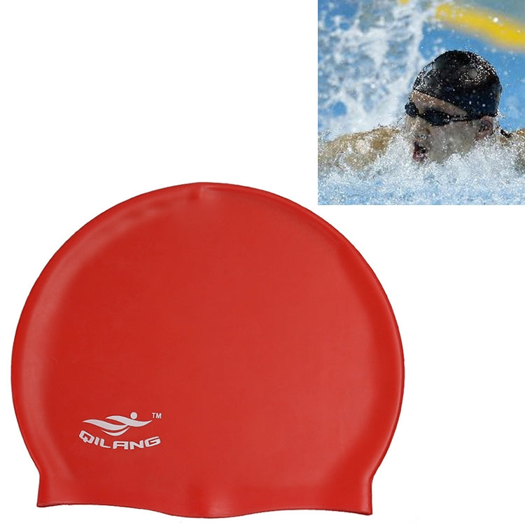 Cuffia da nuoto in silicone impermeabile tinta unita per adulto, Silicone Swimming Cap(Pink), Silicone Swimming Cap(Purple), Silicone Swimming Cap(Silver), Silicone Swimming Cap(Black), Silicone Swimming Cap(Dark Blue), Silicone Swimming Cap(Wine Red) ...