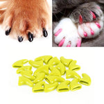 20 cappucci in silicone per unghie gatti XS-S-M-L