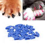 20 cappucci in silicone per unghie gatti XS-S-M-L