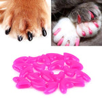 20 cappucci in silicone per unghie gatti XS-S-M-L
