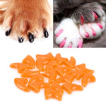 20 cappucci in silicone per unghie gatti XS-S-M-L