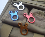 10 pz. Tenda da campeggio Corda di fissaggio Corda Moschettone Gancio Tenditore Fibbie per corda antivento, Aluminum alloy buckle(Blue), Aluminum alloy buckle(Golden), Aluminum alloy buckle(Red), Aluminum alloy buckle(Silver)