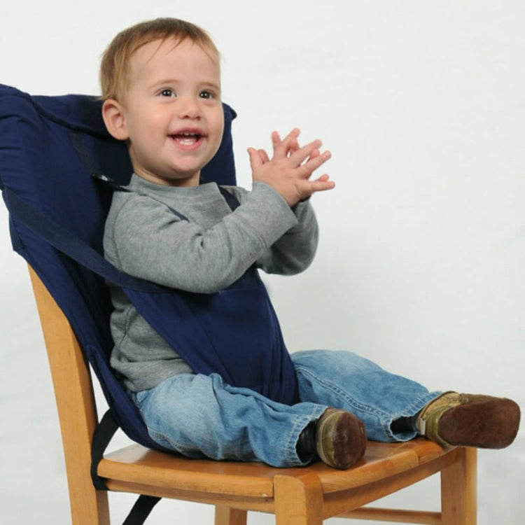 Seggiolino portatile per bambini Sedia da viaggio pieghevole lavabile per bambini Cintura di sicurezza per copertura del seggiolino da pranzo