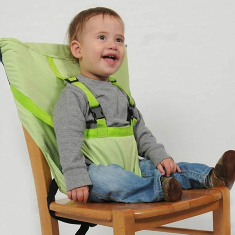 Seggiolino portatile per bambini Sedia da viaggio pieghevole lavabile per bambini Cintura di sicurezza per copertura del seggiolino da pranzo