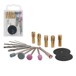 Set di mini utensili elettrici per fresatura, lucidatura, foratura, taglio, incisione, Drill Set Tool