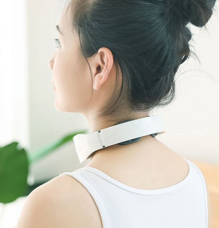 Protezione per il collo con riscaldamento a impulsi elettromagnetici per massaggiatore cervicale, Battery, Charging, Charging Remote Heating