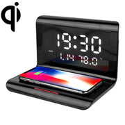 Caricabatterie wireless 10W con sveglia e display