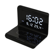 Caricabatterie wireless 10W con sveglia e display