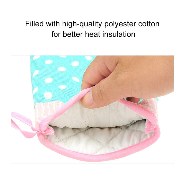 Guanti isolanti termici da 2 pezzi per forno a microonde Guanti da cucina antiscottatura resistenti alle alte temperature ispessiti, 2 PCS