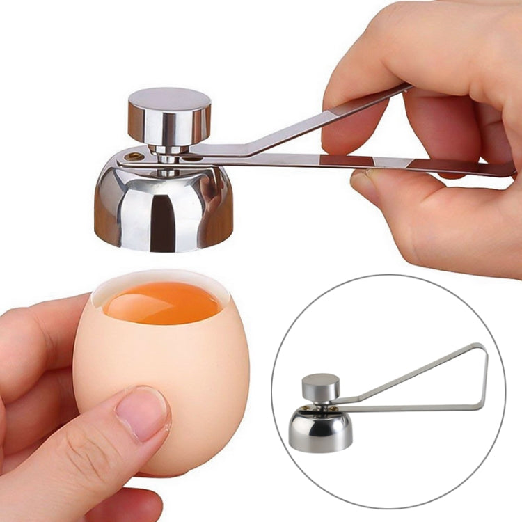 Forbici per uova in metallo Taglierina per topper per uova Apriscatole Utensili da cucina creativi per uova crude bollite in acciaio inossidabile, Egg Topper
