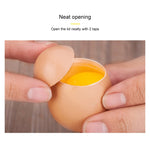 Forbici per uova in metallo Taglierina per topper per uova Apriscatole Utensili da cucina creativi per uova crude bollite in acciaio inossidabile, Egg Topper