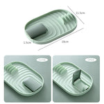 5 pezzi di spatola da cucina con coperchio per pentole, portaoggetti in plastica per utensili da cucina. Consegna colore casuale, 5 PCS Kitchenware Rack