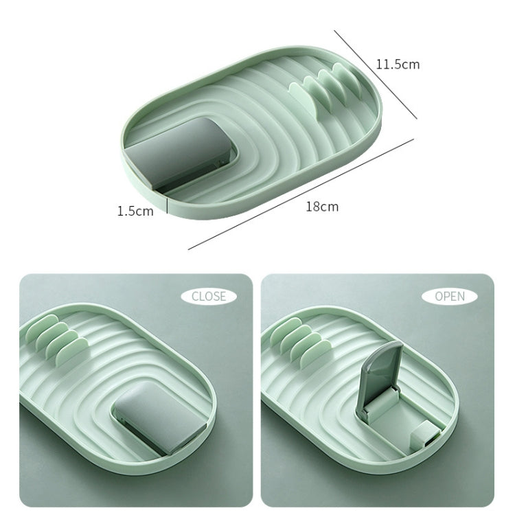 5 pezzi di spatola da cucina con coperchio per pentole, portaoggetti in plastica per utensili da cucina. Consegna colore casuale, 5 PCS Kitchenware Rack