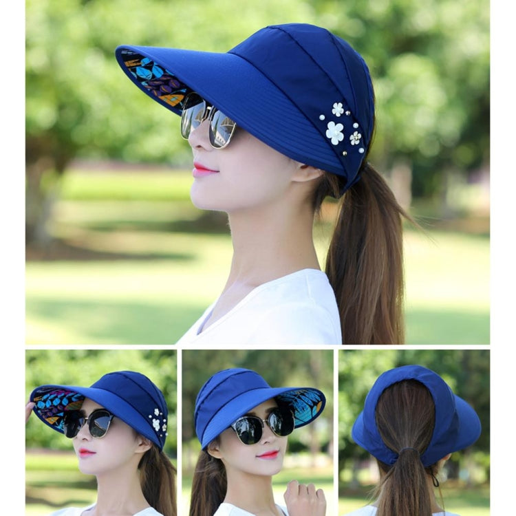 Cappello da donna estivo casual per uscire, cappello da sole piegato in stile coreano a prova di raggi ultravioletti, traspirante e leggero, Black, Pink, Khaki, Rose Red, Blue, Beige, Red