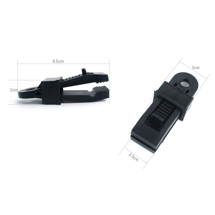 3 tende da campeggio con morsetto per fune antivento, accessori per tende da campeggio in plastica