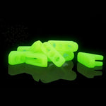 10 PCS Outdoor Luminoso Corda Fibbia Fluorescenza Tenda Triangolo Fibbia Avviso Promemoria Pericolo Accidentale Tenda Vento Corda di Regolazione, Triangle Buckle