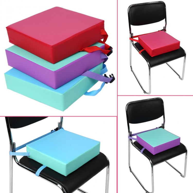 Cuscino per sedia maggiorato per bambini da 3 pezzi Cuscino per seggiolone per seggiolone rimovibile per bambini con cinturino con fibbia, Kids Increased Chair Pad