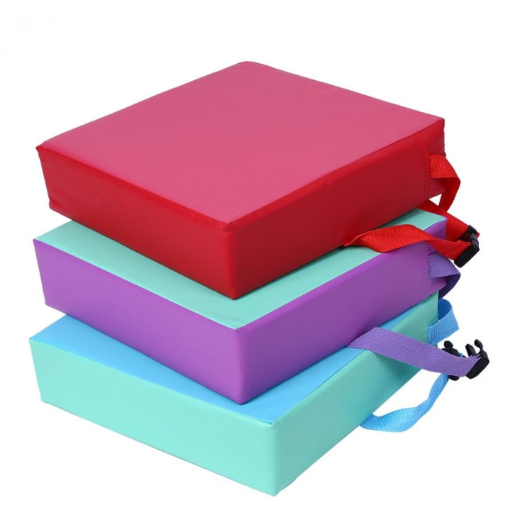Cuscino per sedia maggiorato per bambini da 3 pezzi Cuscino per seggiolone per seggiolone rimovibile per bambini con cinturino con fibbia, Kids Increased Chair Pad