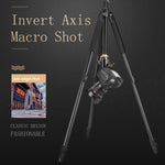 Q338 Gambe pieghevoli a 4 sezioni Supporto per treppiede in lega di alluminio per trasmissione dal vivo, Q338With Three-dimensional Head, Q338 With Ball Head
