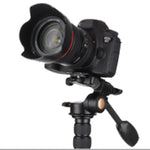 Q08 Teste per treppiede in metallo livellanti con scala panoramica a 360 gradi, smorzamento tridimensionale, Q08