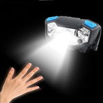 Faro da pesca esterno con sensore impermeabile ricaricabile tramite USB