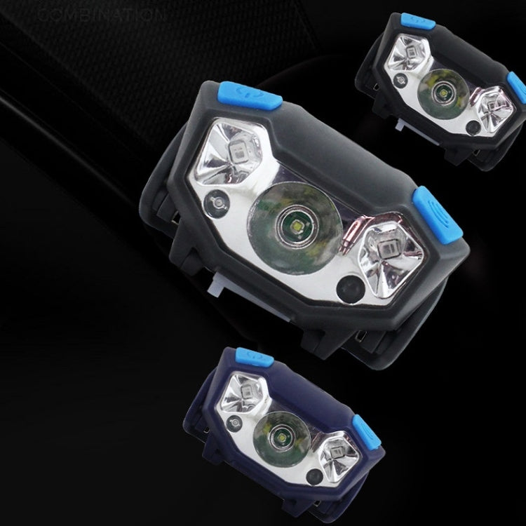 Faro da pesca esterno con sensore impermeabile ricaricabile tramite USB