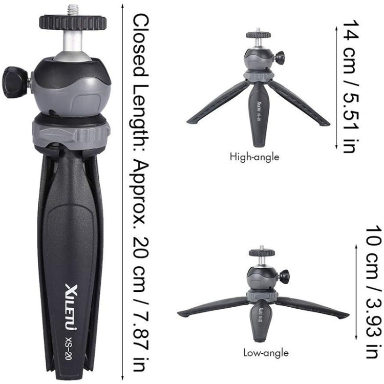 Xiletu XS-20 Mini treppiede da tavolo per smartphone
