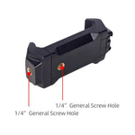 Xiletu Xj-13 Trasmissione dal vivoMorsetto per telefono con montaggio su treppiede con fori per viti da 1/4 di pollice e base per pattino freddo, Phone Clamp