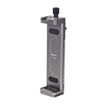 Xiletu Xj15 Morsetto per telefono per tablet PC con supporto per treppiede in metallo completo per trasmissione in diretta con fori per viti da 1/4 di pollice e base per pattino freddo, Xj15