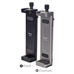 Xiletu Xj15 Morsetto per telefono per tablet PC con supporto per treppiede in metallo completo per trasmissione in diretta con fori per viti da 1/4 di pollice e base per pattino freddo, Xj15