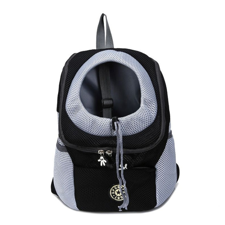 Borsa trasporto cani in nylon traspirante 41x27x7 cm