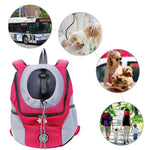 Borsa trasporto cani in nylon traspirante 41x27x7 cm